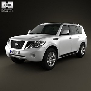 Nissan Patrol (Y60) 5 puertas 1997 Modelo 3D - Descargar Vehículos