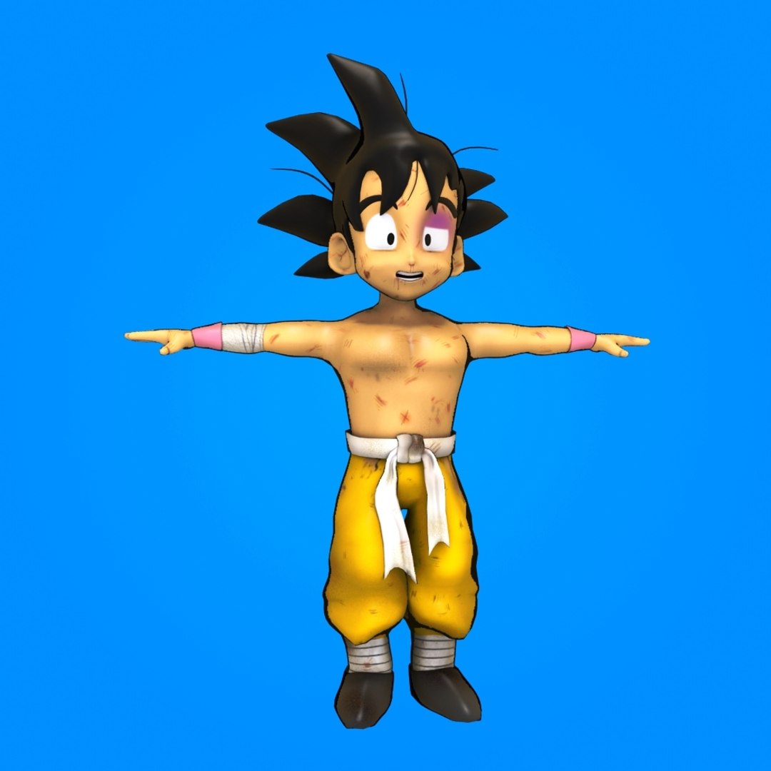 goku rigged cartoon max