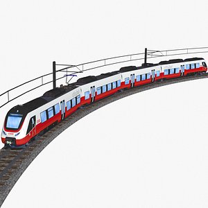 oebb class 4758 electric passenger train - bombardier talent 3 model