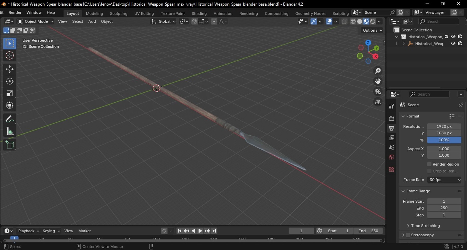 Historical Weapon Spear 3D https://p.turbosquid.com/ts-thumb/Zi/pj9JTA/ZW/historical_weapon_spear_1010/jpg/1747841837/1920x1080/fit_q87/b5bca47b1dc0bc441f0c91b628aae1a437bfac6a/historical_weapon_spear_1010.jpg