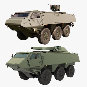 3D Patria XA-300 Body Pack model