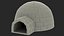 Eskimos Igloo Glows at Night