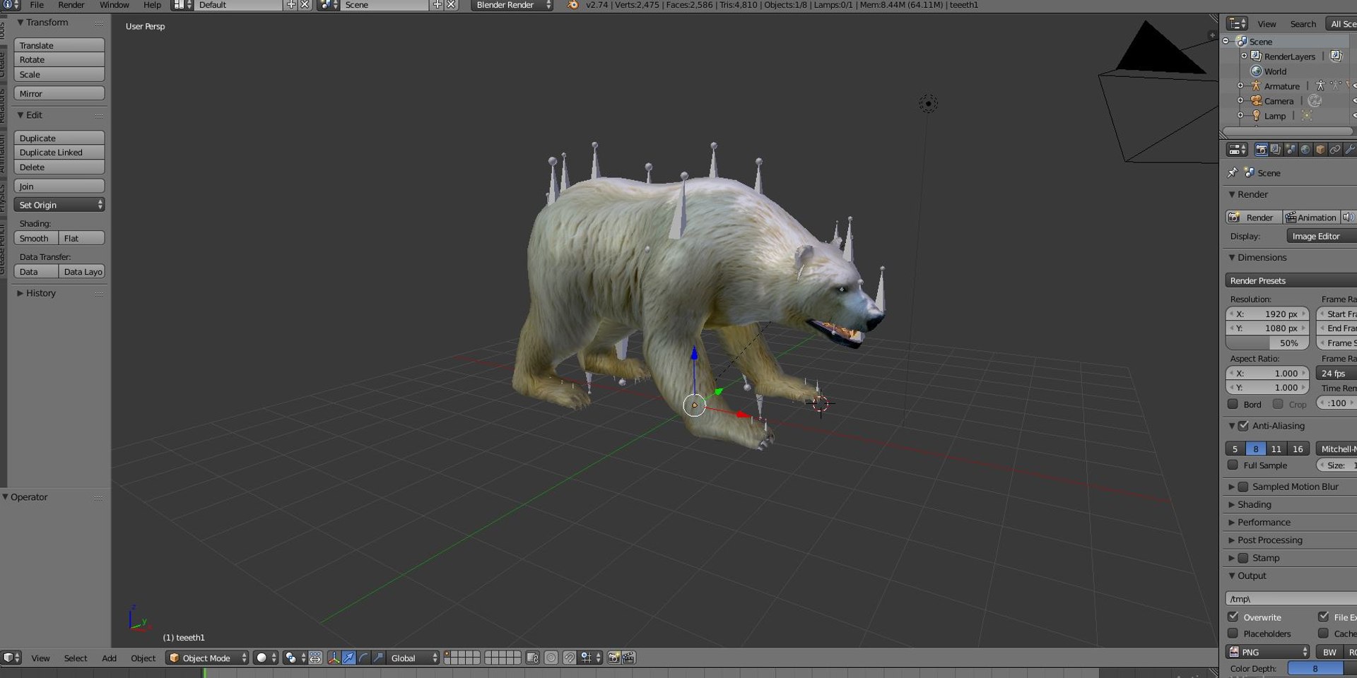 Bear Rigged 3D Model - TurboSquid 1254552