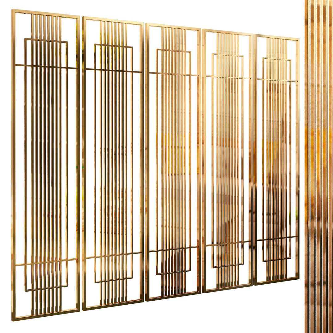 Decorative Partition Set 47 Model - TurboSquid 1557480