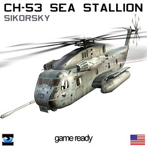 Sikorsky CH-53E Super Stallion with Translucent Rotor Disk