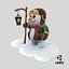 Stylized Snowman