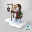 Stylized Snowman