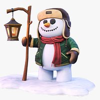 Stylized Snowman