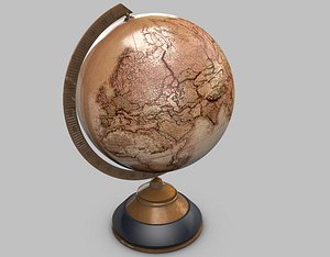 c4d old globe