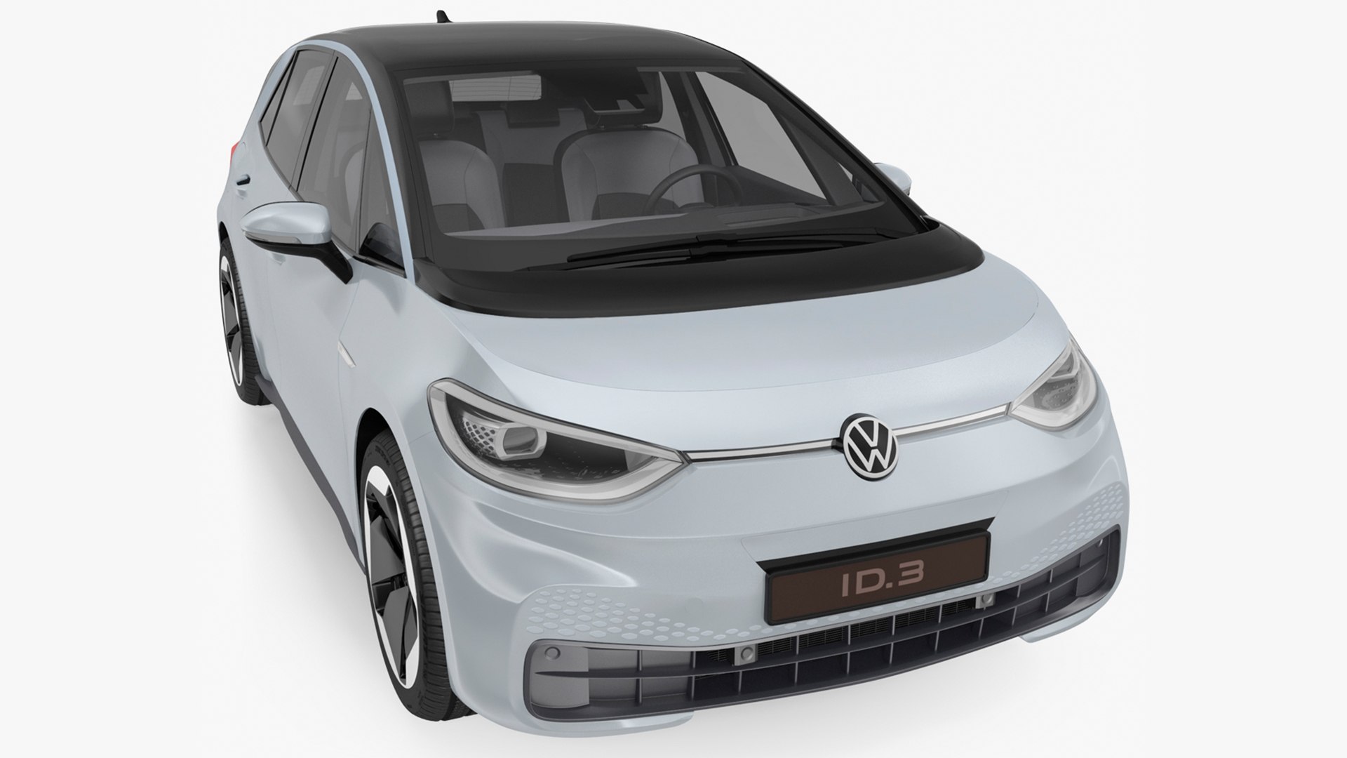 Volkswagen ID3 Simple Interior 3D model preview