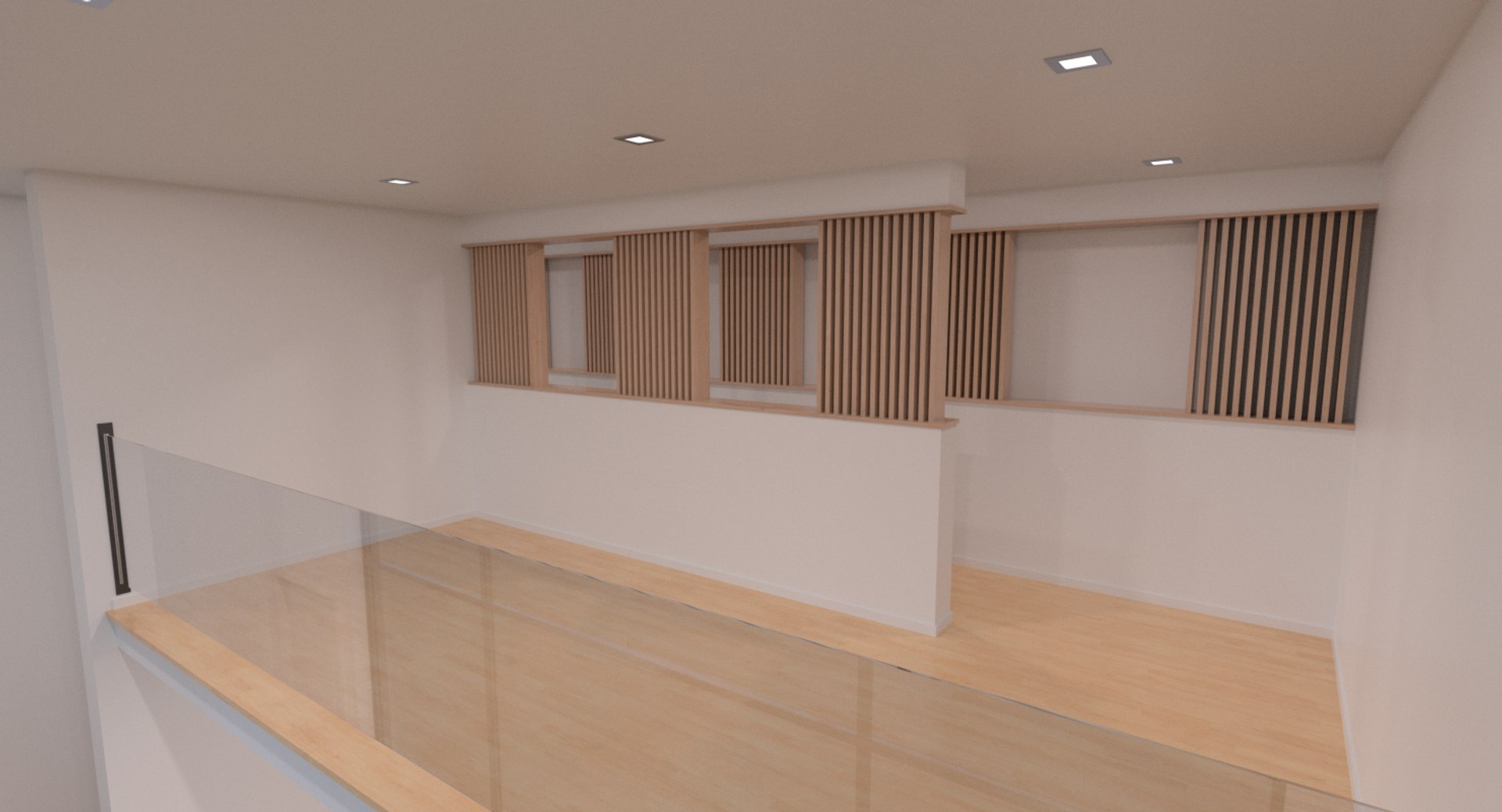 3d model modern micro home interior