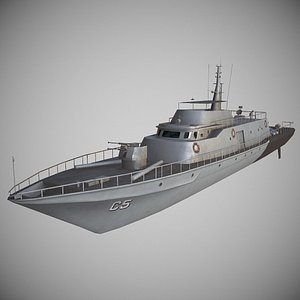 boat vessel vehicle 3D model