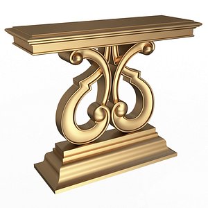 Luxury Console Table 01 3D