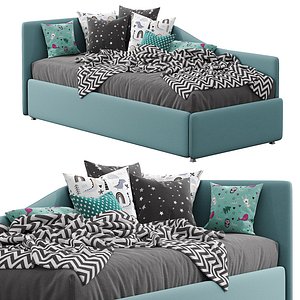 3D model bonaldo single beds titti
