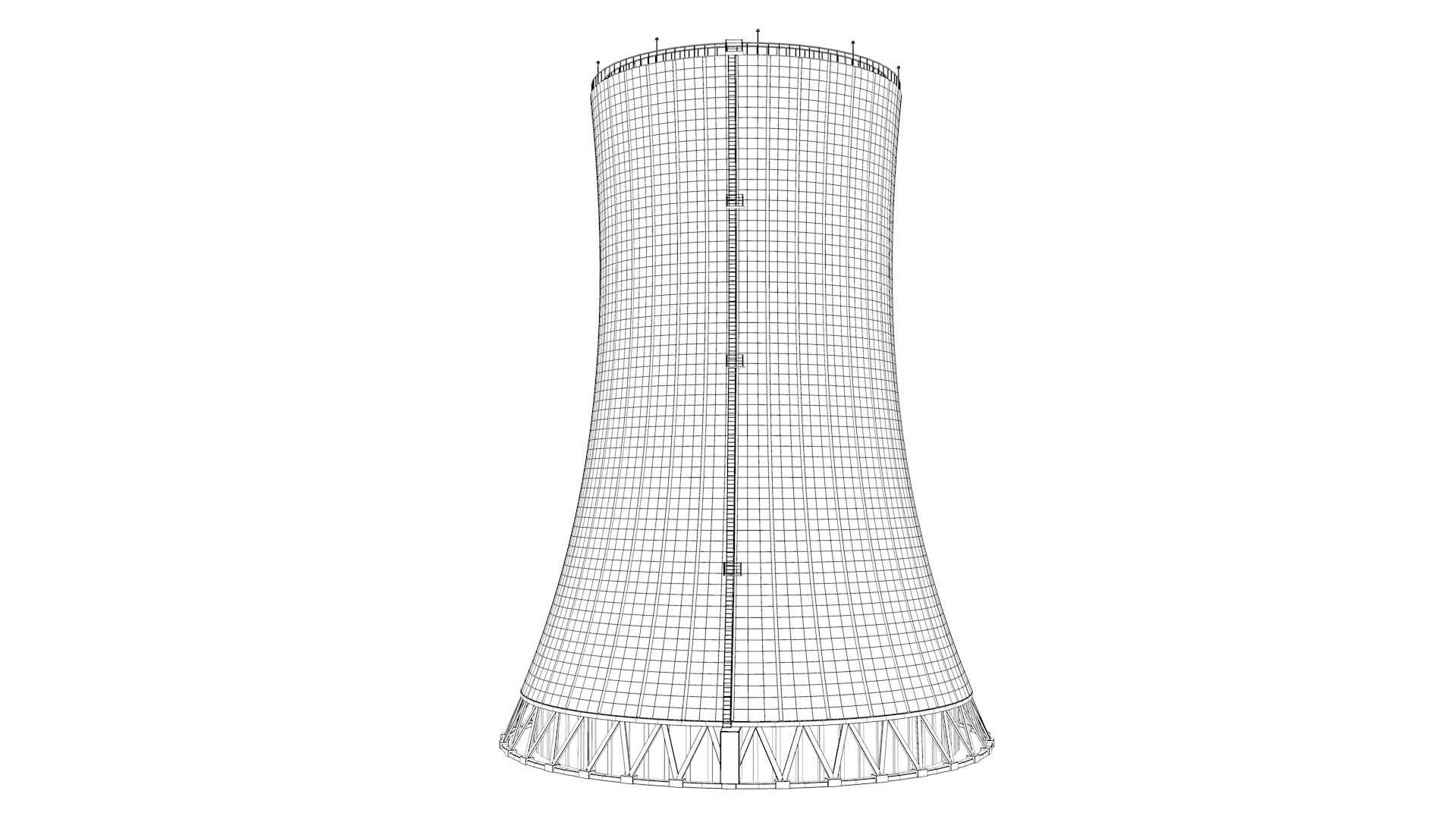 Cooling Tower 3D Model - TurboSquid 1815800
