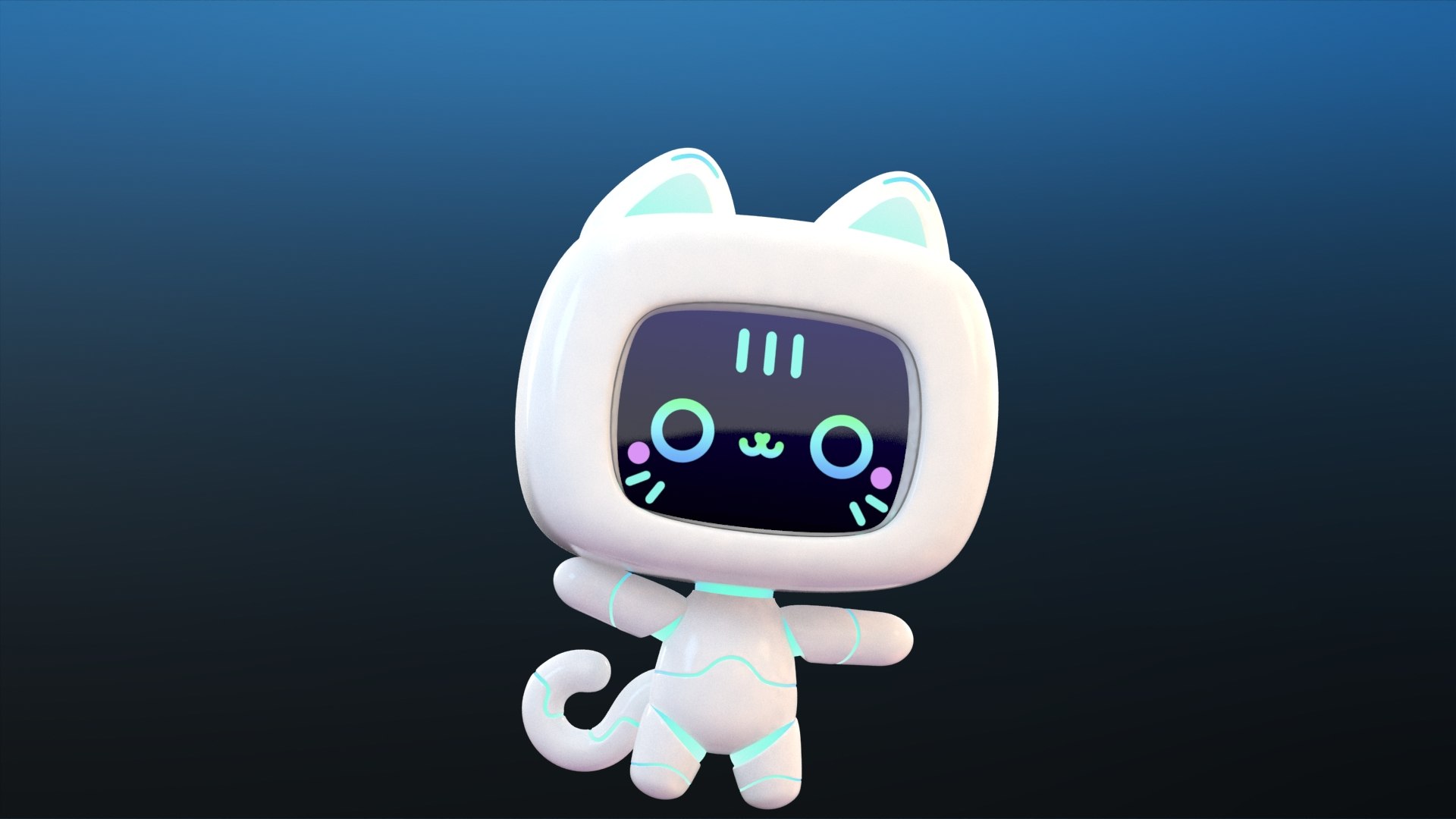 3D Cute Cartoon Robot Cat https://p.turbosquid.com/ts-thumb/Zj/UN60Jz/La/cuterobotcat_0010/jpg/1678510453/1920x1080/fit_q87/426efe273b917a4659e37341a8d1f59bfd2b8021/cuterobotcat_0010.jpg