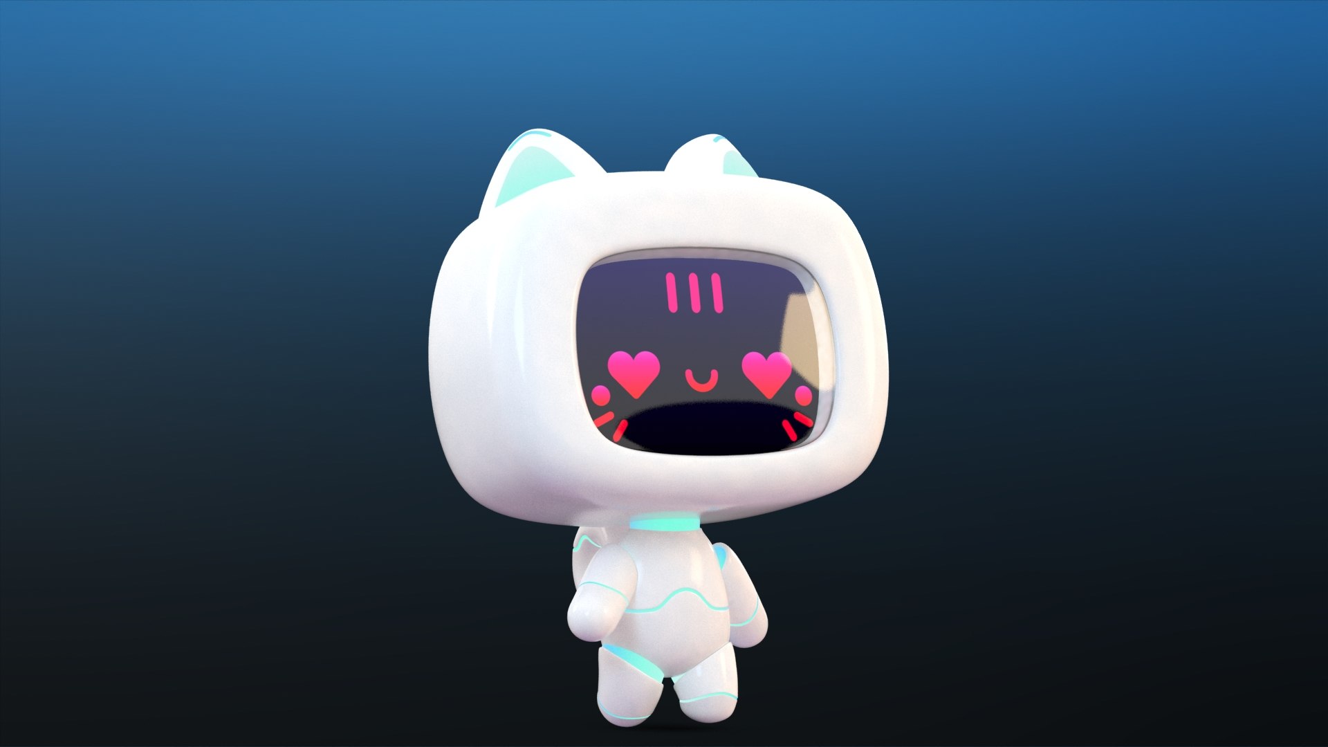 3D Cute Cartoon Robot Cat https://p.turbosquid.com/ts-thumb/Zj/UN60Jz/d6/cuterobotcat_0009/jpg/1678510452/1920x1080/fit_q87/e4a4e15caf0fdd575d03152d70f85387903ffafd/cuterobotcat_0009.jpg