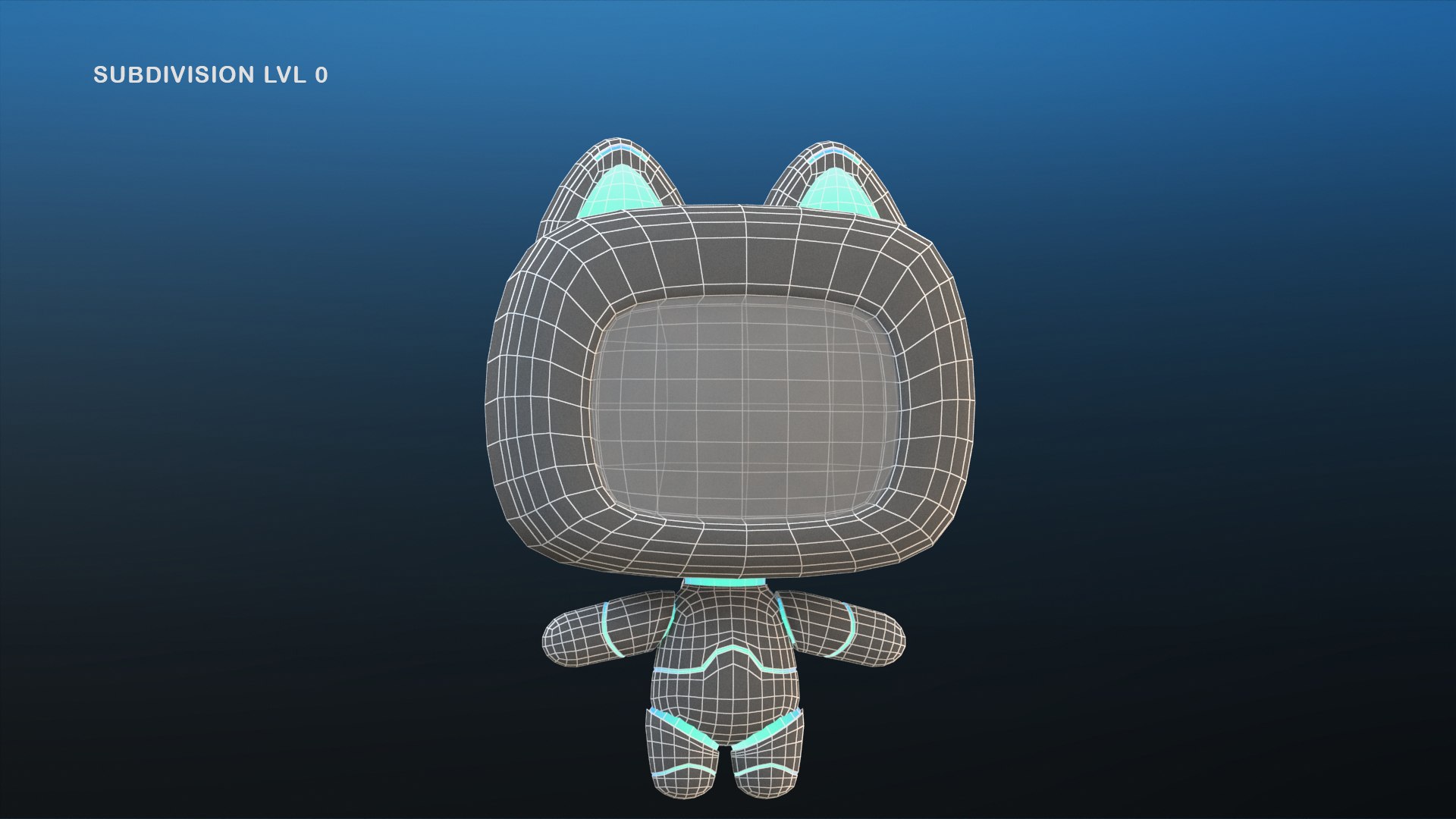 3D Cute Cartoon Robot Cat https://p.turbosquid.com/ts-thumb/Zj/UN60Jz/pG/cuterobotcatmesh_0000/jpg/1678510455/1920x1080/fit_q87/6ed216e48d01b2a6a5c2c7fc3556e72b4e58e3c3/cuterobotcatmesh_0000.jpg