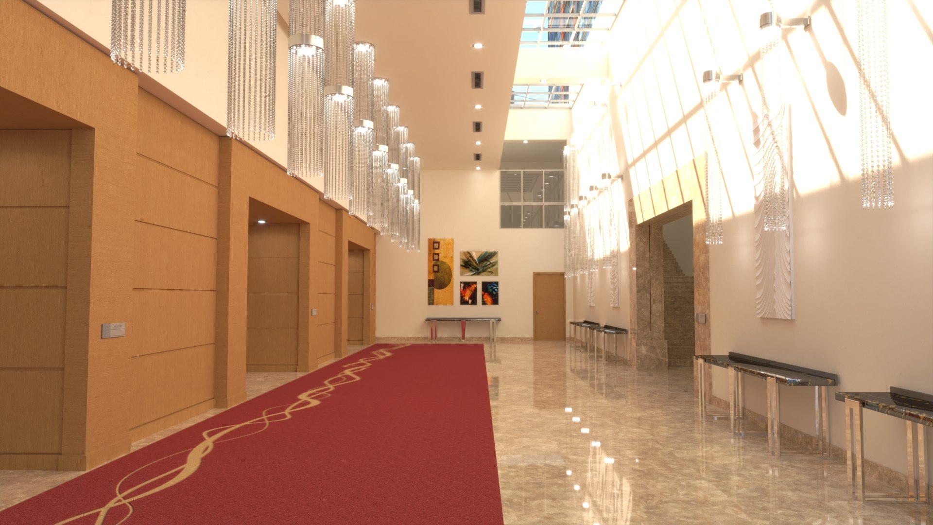 3D Model Ballroom - TurboSquid 2073325