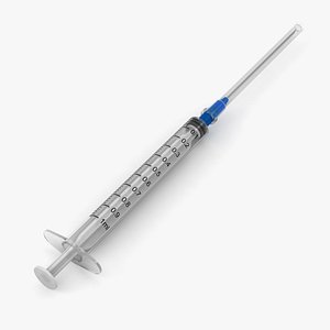 3D model syringe