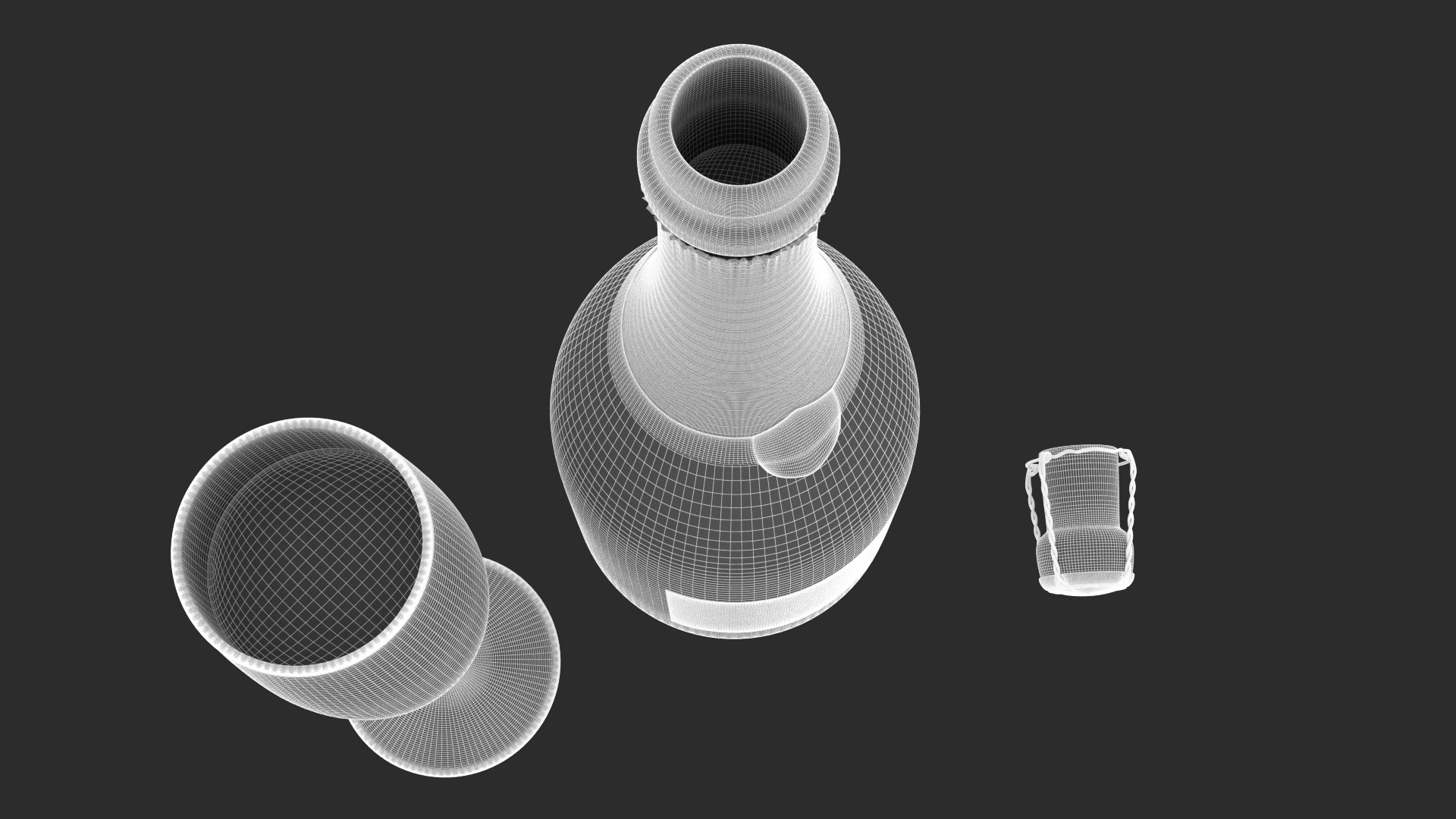 Opened Champagne Bottle 3D model https://p.turbosquid.com/ts-thumb/Zj/YIMgV5/Gq/wire3.2/jpg/1638547454/1920x1080/fit_q87/c56bfafae0c3ed02b037d903d1331a6c47a516d2/wire3.2.jpg