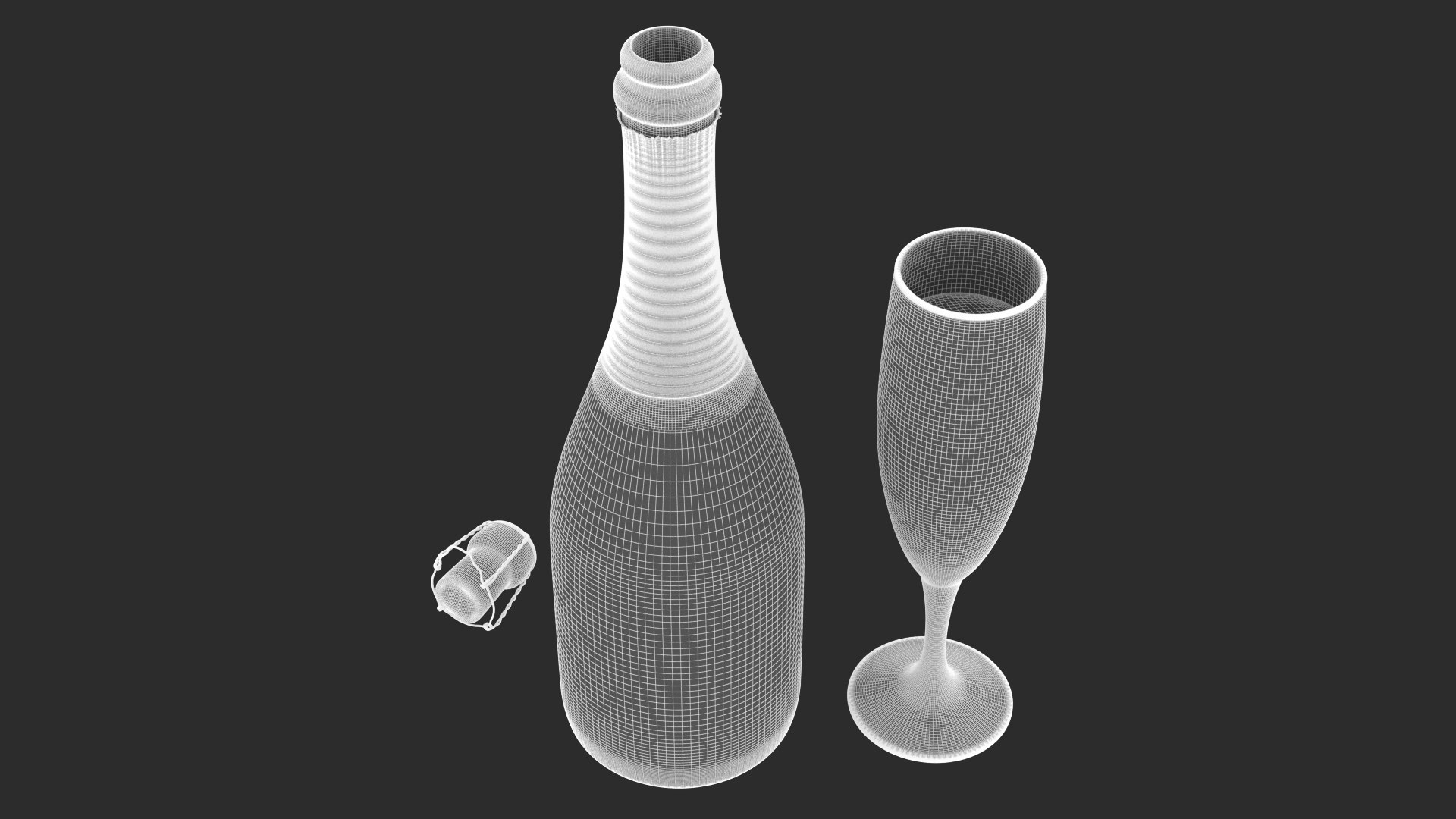 Opened Champagne Bottle 3D model https://p.turbosquid.com/ts-thumb/Zj/YIMgV5/HZ/wire2.2/jpg/1638547450/1920x1080/fit_q87/e5190b3aad28ccbda849d76f65c534e44de32940/wire2.2.jpg