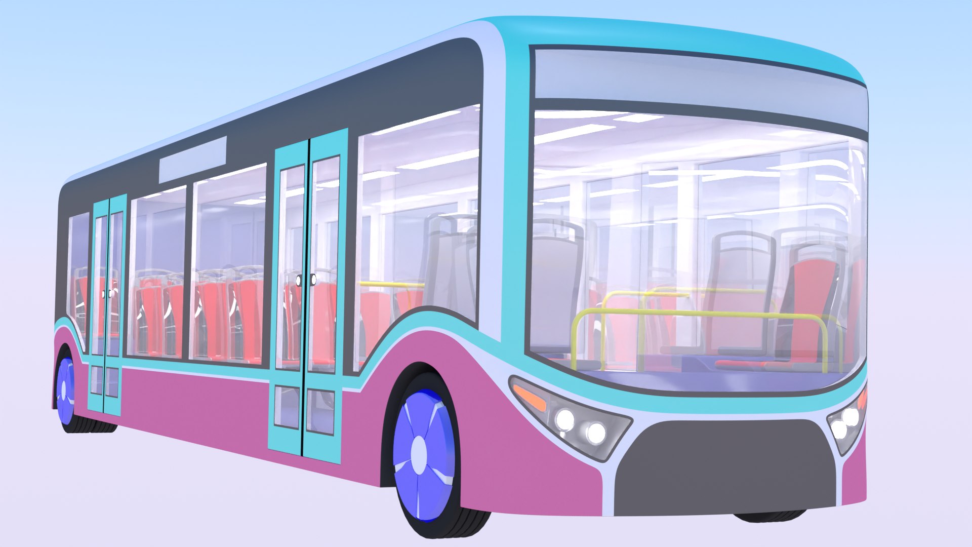 3D City Bus And Tesla Robovan - TurboSquid 2324918
