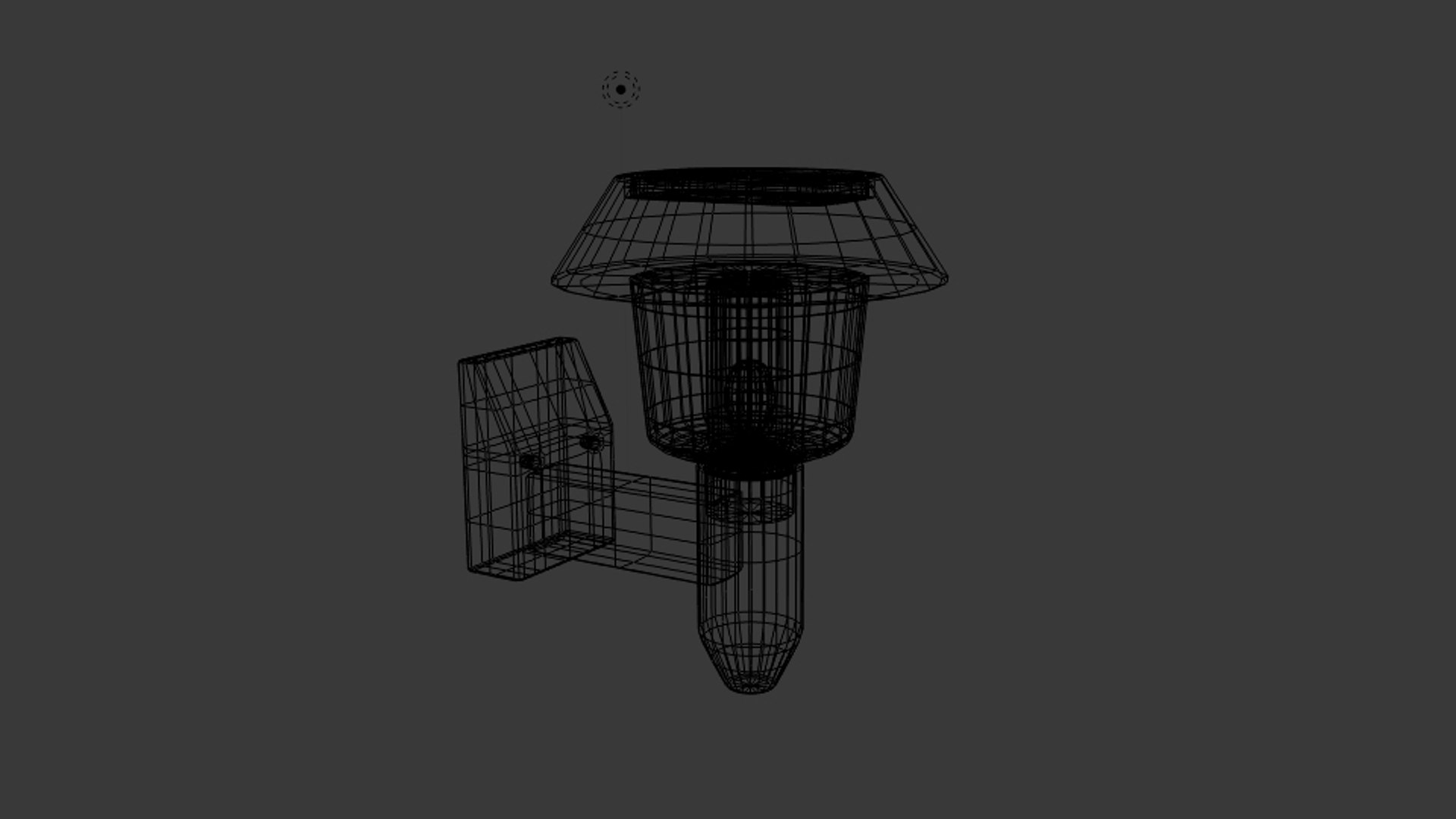 3D Solar Powered Wall Light - TurboSquid 1157717