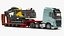Volvo FH and Excavator VOLVO EC380El on Lowboy Trailer 3D model