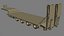 Volvo FH and Excavator VOLVO EC380El on Lowboy Trailer 3D model