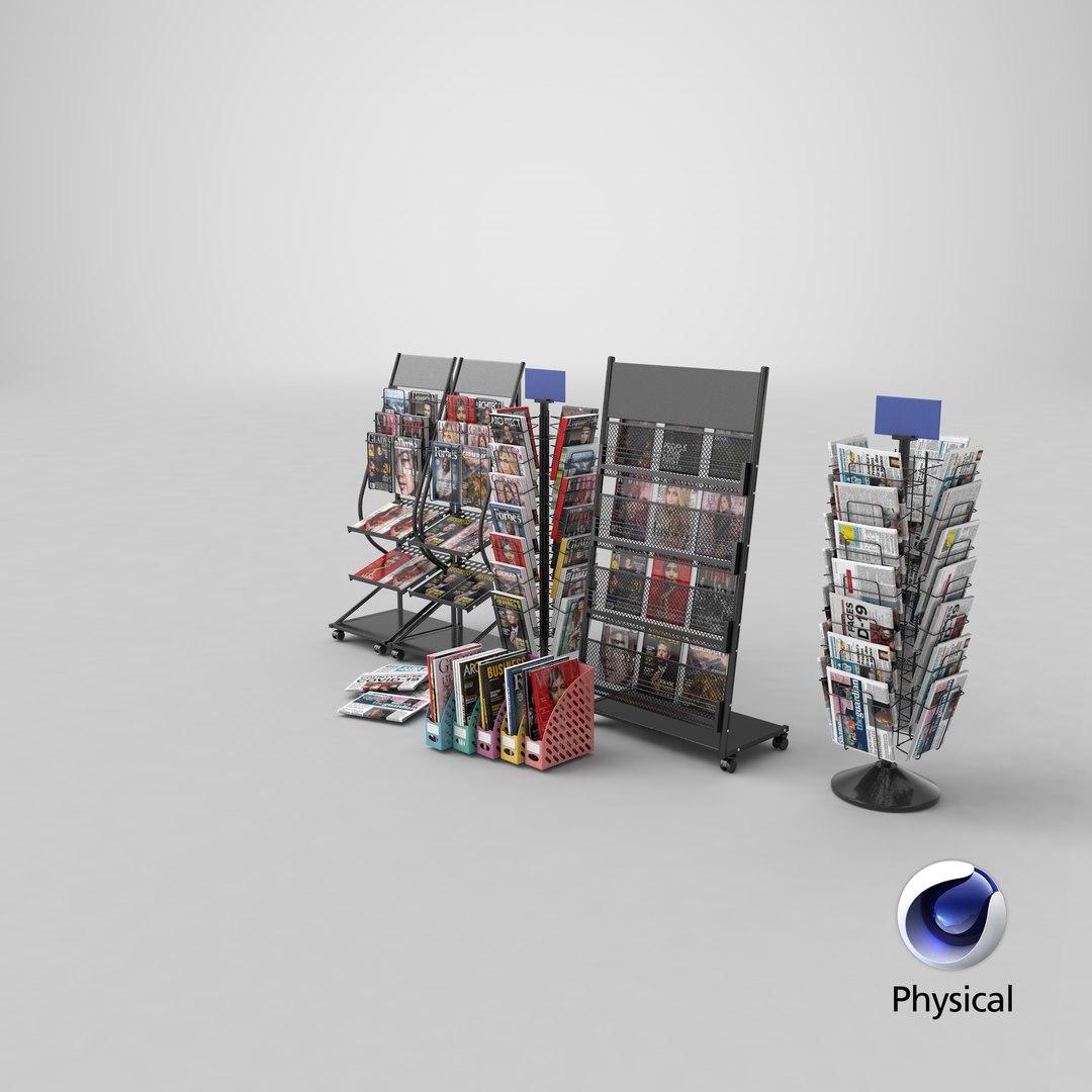 Detailed Magazine And Newspaper Stands Collection model https://p.turbosquid.com/ts-thumb/Zj/hSYrw6/3S/stemcell_cinema_4d_physical_render/png/1697603506/1920x1080/fit_q87/67ddba54a763cbd1ba8a5904d95c5e09f13b8411/stemcell_cinema_4d_physical_render.jpg