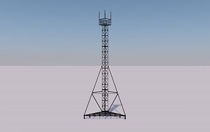 3D cell tower model