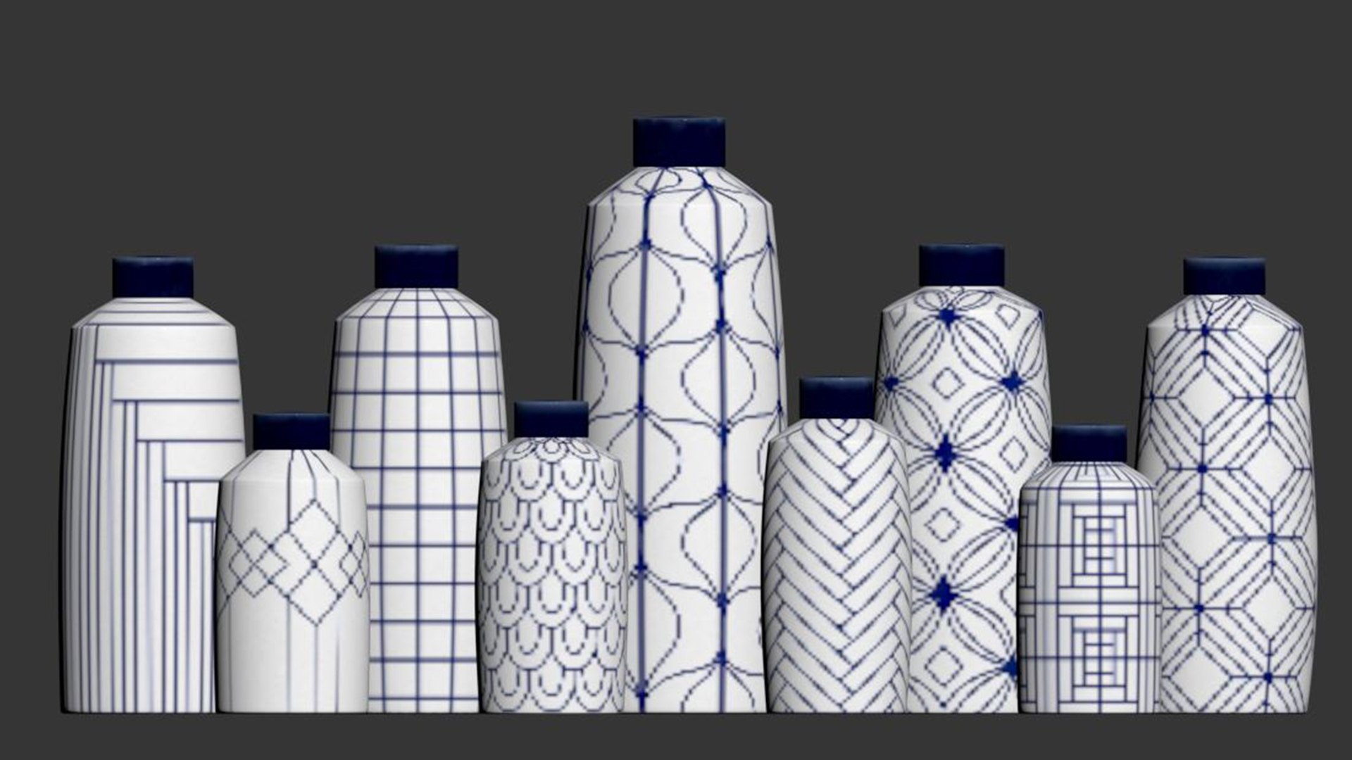 Straight Sided Ginger Jars By Rhian Malin Ceramics 3D Model ...