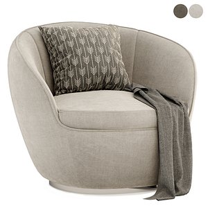 Giulia swivel armchair