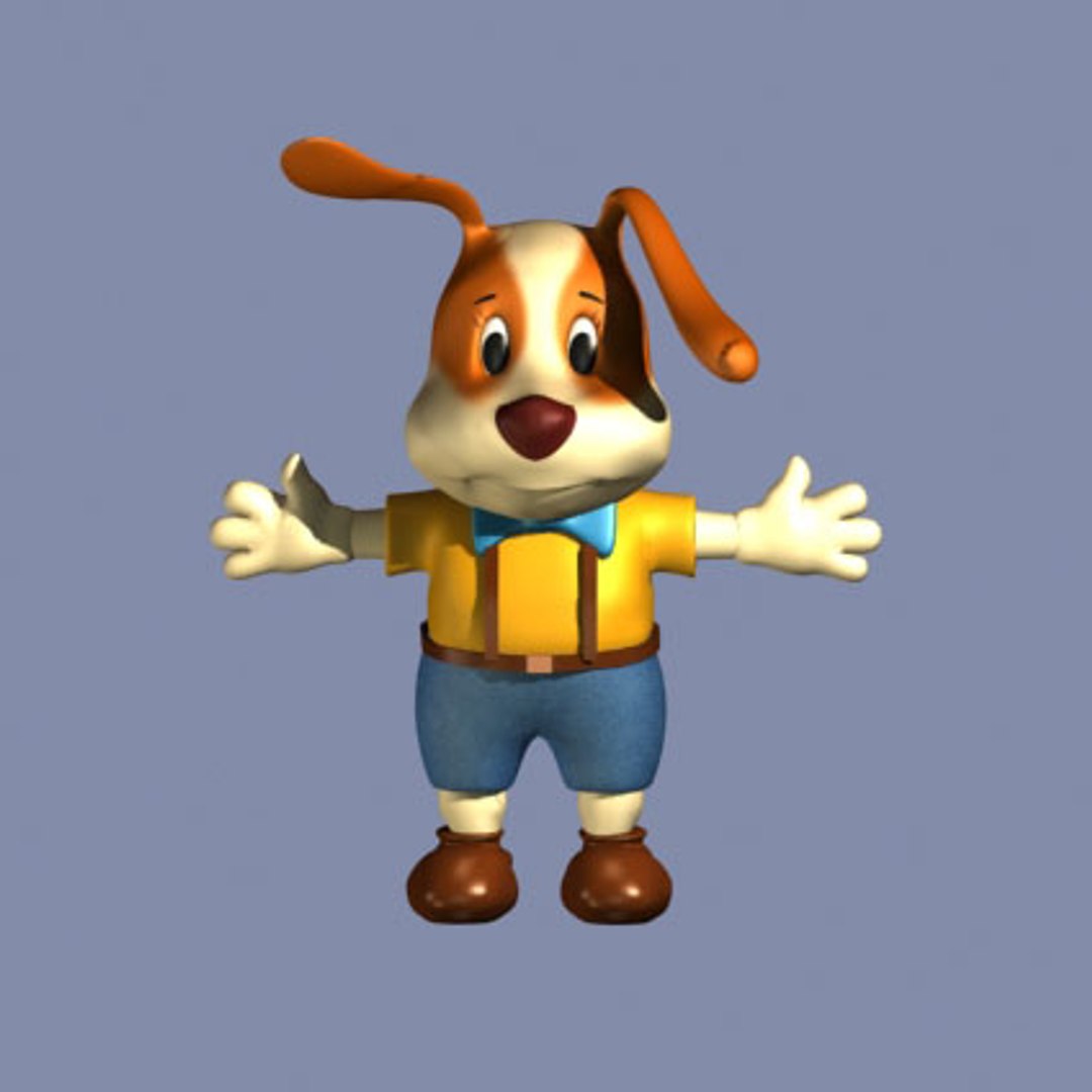 Dog Man 3d Model