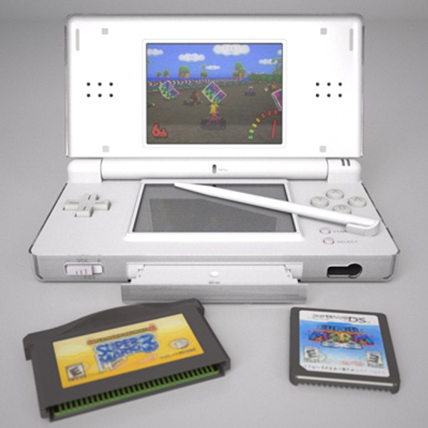 modelo 3d Nintendo DS Lite TurboSquid 302584