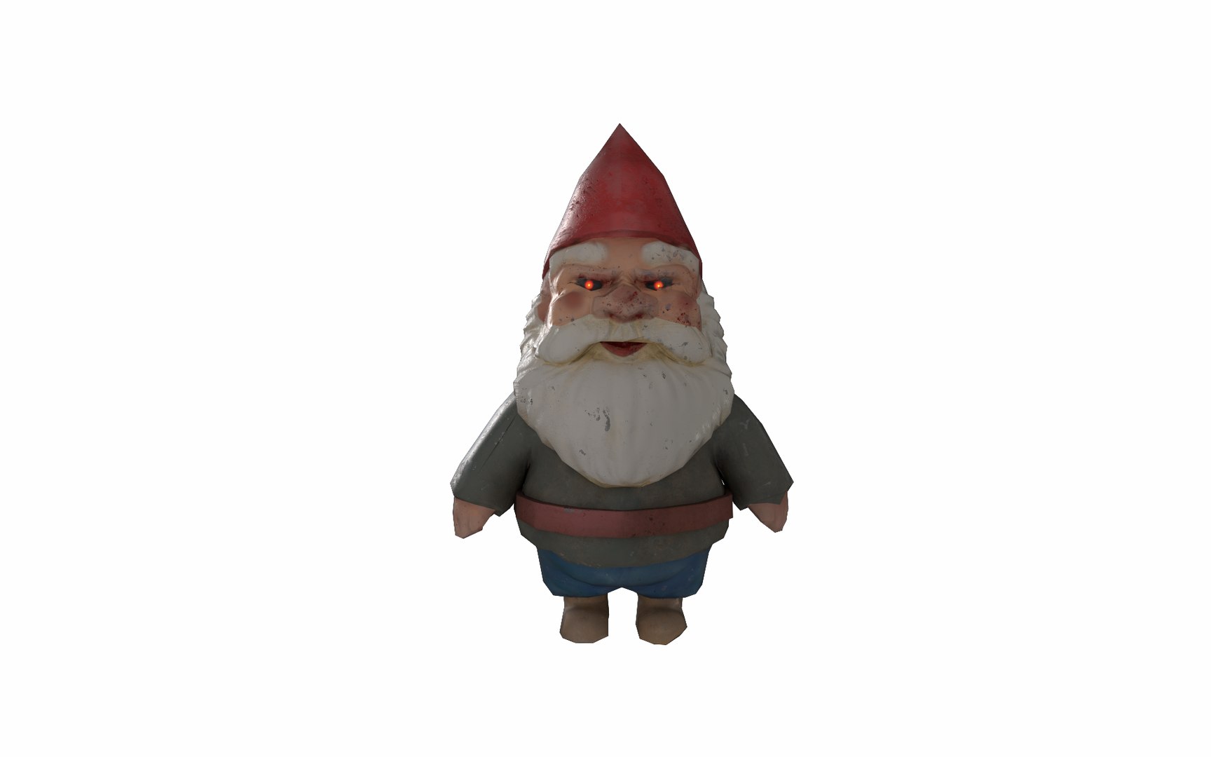 3D Gnome On A Rocket Model - TurboSquid 1877607