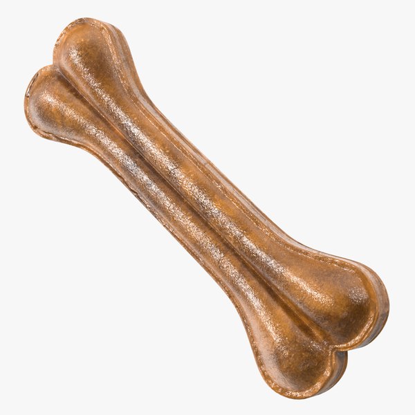 Large Dog Bone Treat Dark 3D