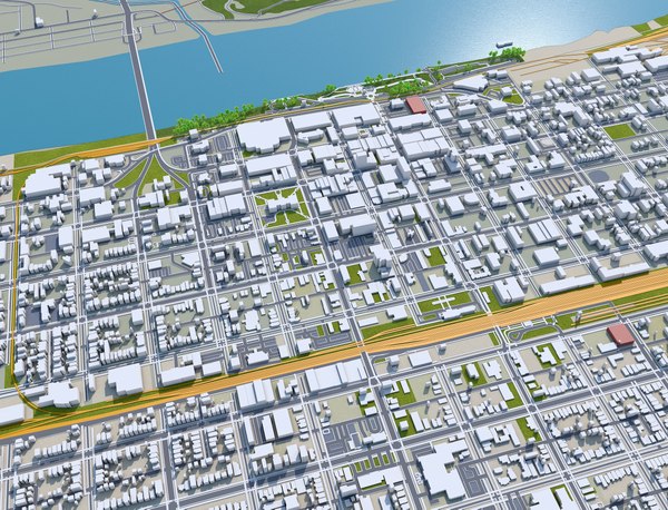 3D model city area building - TurboSquid 1628288