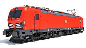 3D siemens vectron locomotive deutsche