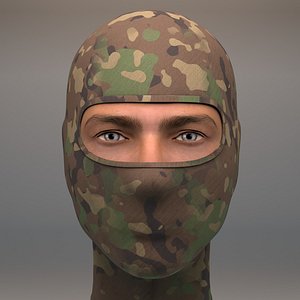 Military Balaclava mask (Woodland)