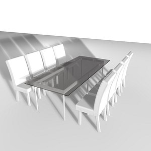 3ds max dining table