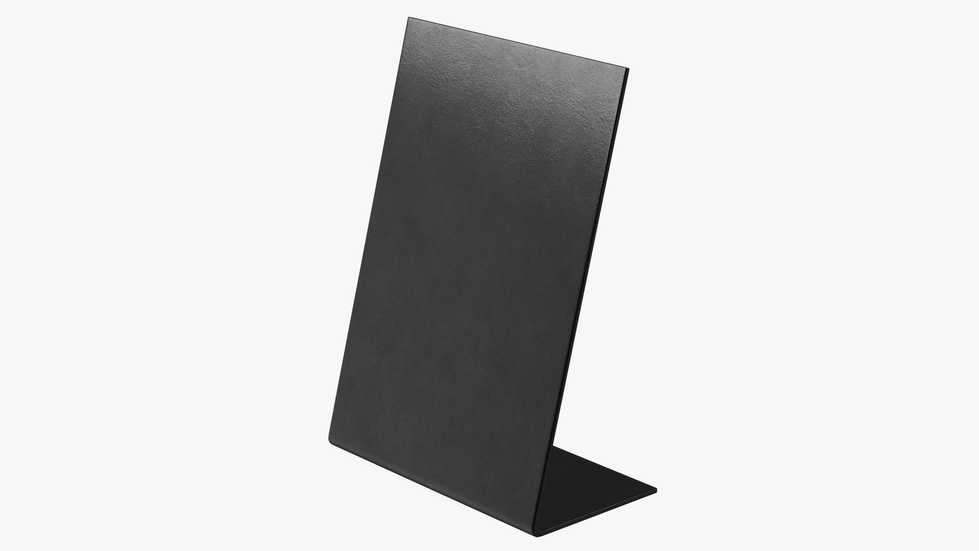Table Sign Black Empty 3D model preview
