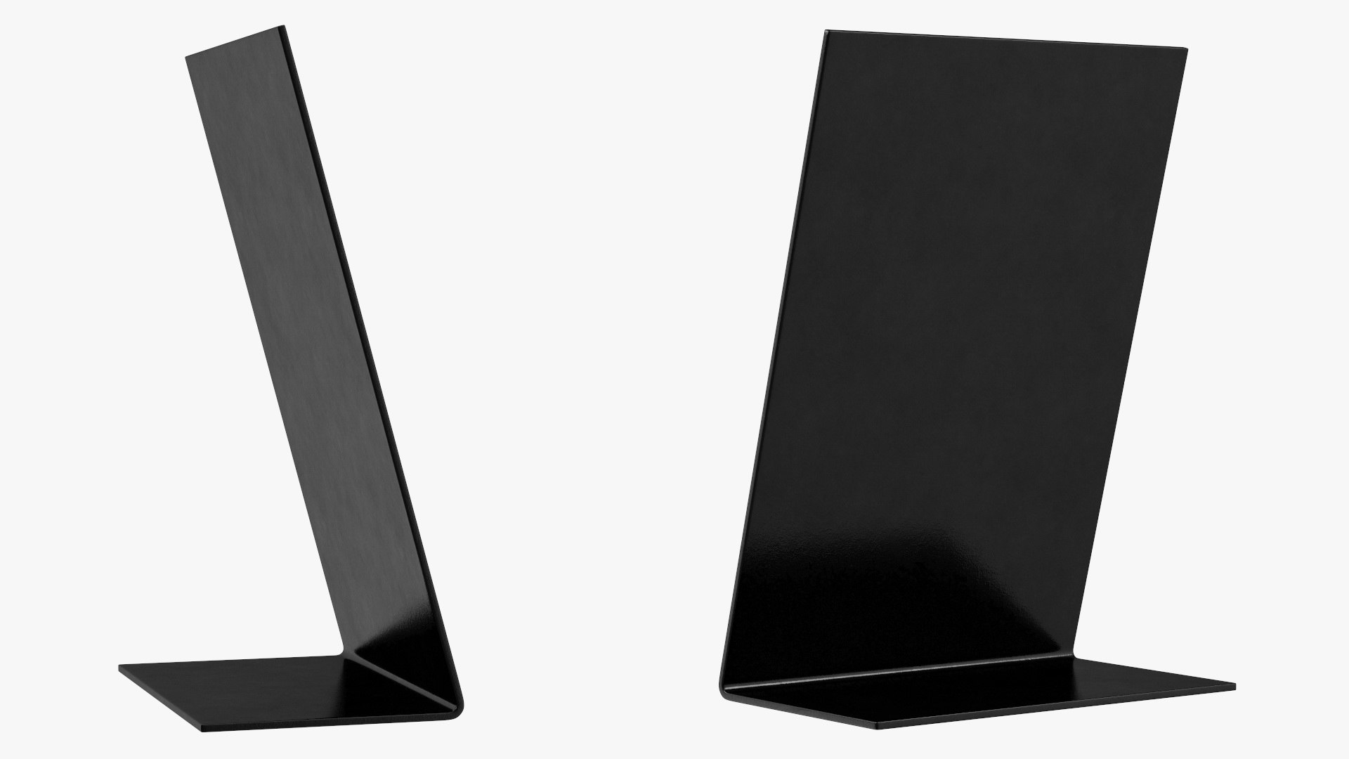 3D Table Sign Black Empty Model - TurboSquid 2139380