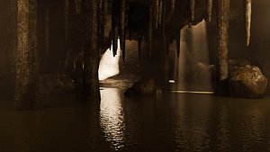 Cave 3D model - Low Poly 3D model