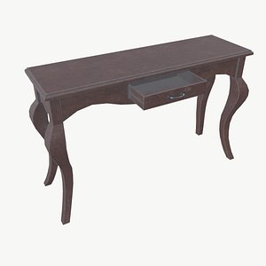 Wooden Desk 3D model