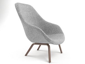 lounge chair aal93 3D model