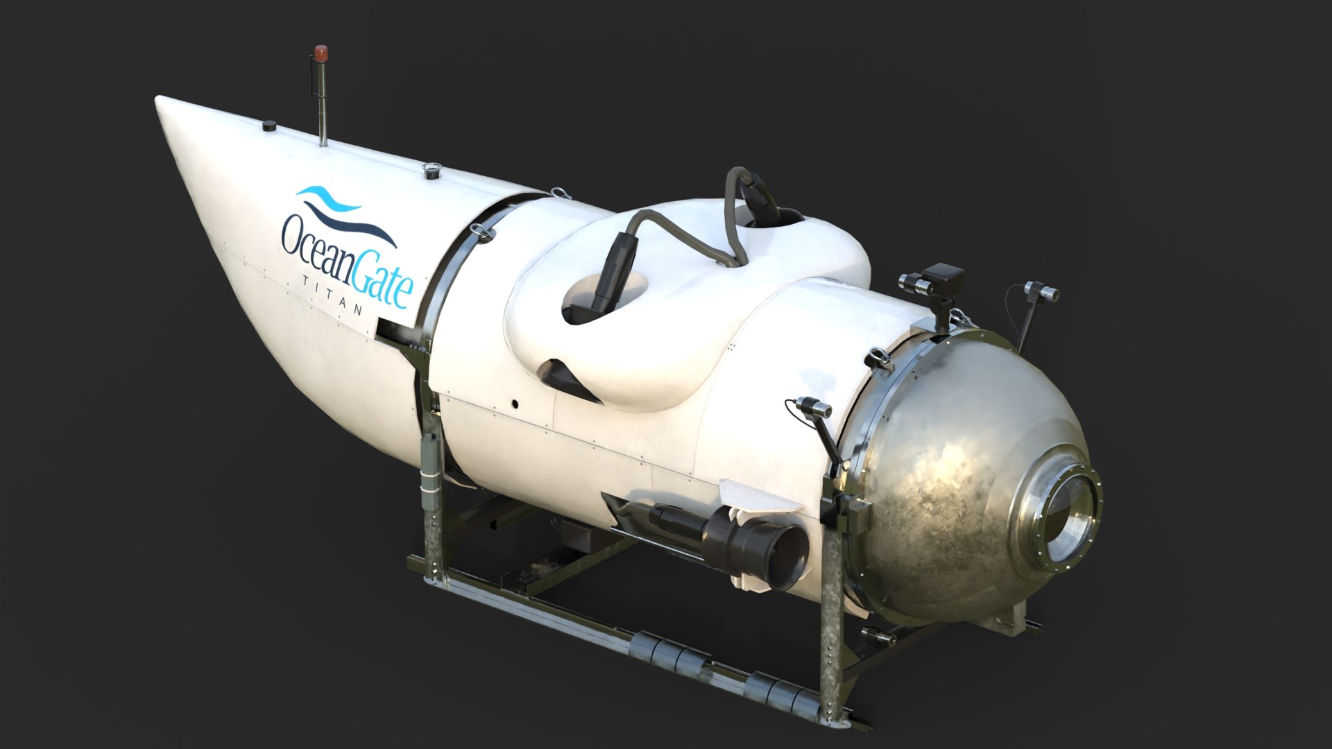 3D OceanGate Titan Submarine Model - TurboSquid 2086900