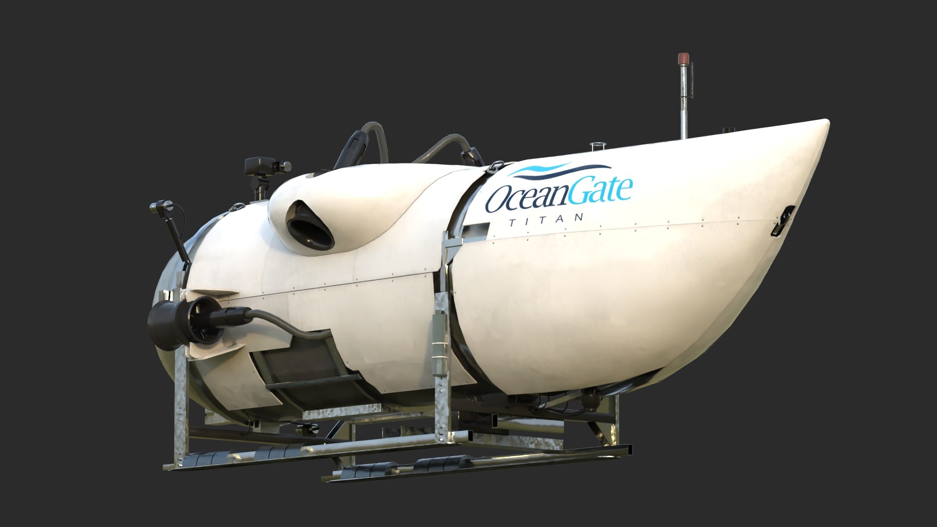 3D OceanGate Titan Submarine Model - TurboSquid 2086900