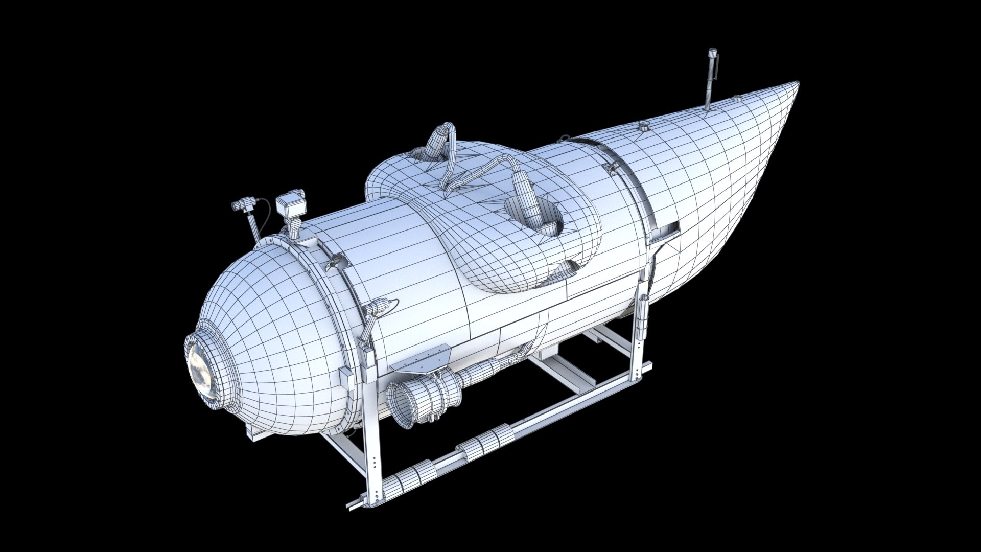 3D OceanGate Titan Submarine Model - TurboSquid 2086900